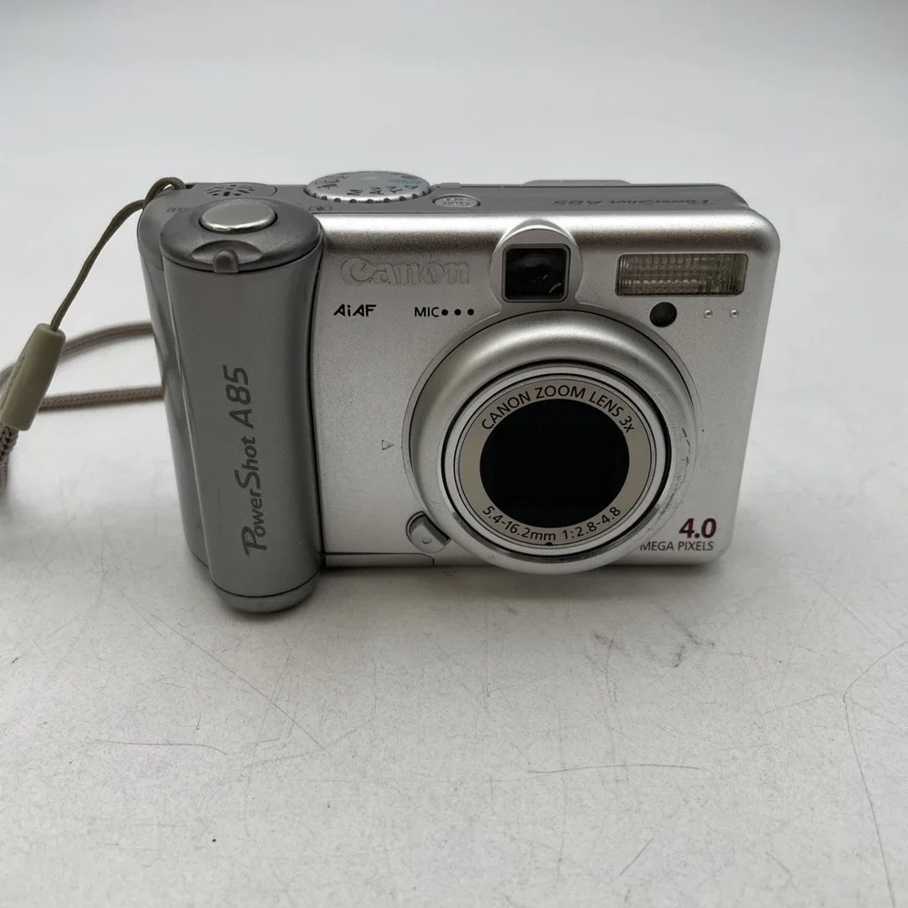 Canon Powershot A85 4.0 MP 3xOptical Zoom Digital Camera+Battery+Mem Card-Tested